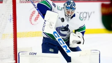Canucks’ Demko won’t dress vs. Blue Jackets