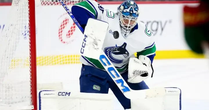 Canucks’ Demko won’t dress vs. Blue Jackets