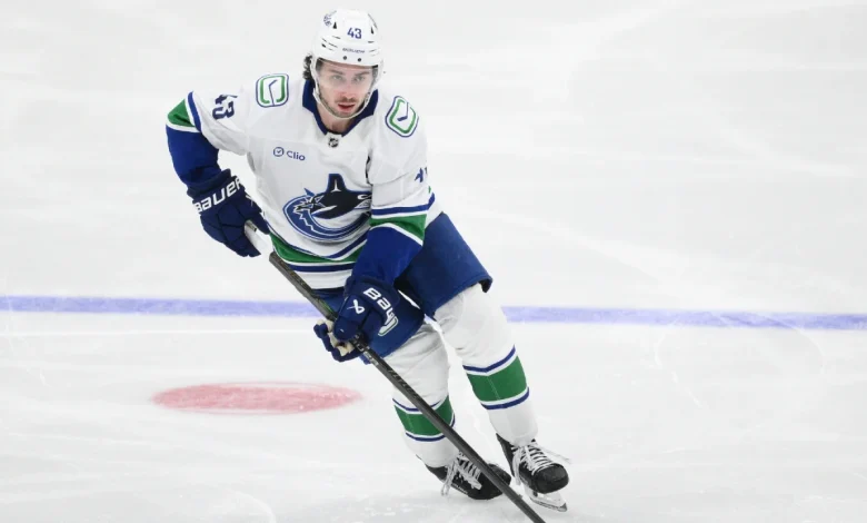 Canucks' Hughes a game-time decision vs. Hurricanes, Demko placed on IR