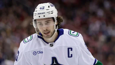 Canucks' Quinn Hughes ruled out vs. Hurricanes