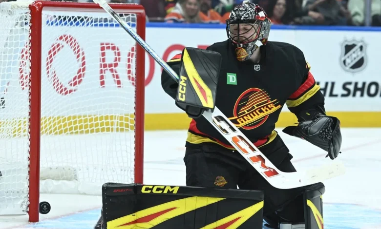 Canucks’ Thatcher Demko leaves game with injury