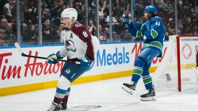 Canucks Tie Game Late But Fall 5-4 In Overtime To The Avalanche