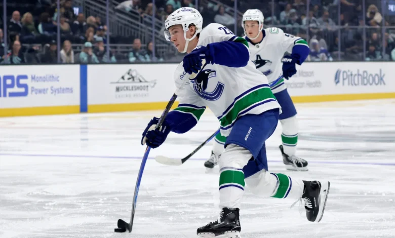 Canucks assign goalie Jiri Patera to AHL, recall forward Jonathan Lekkerimaki