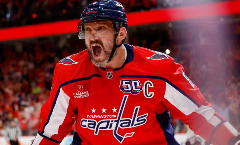 Capitals celebrate Ovechkin's milestones with unique fan gift