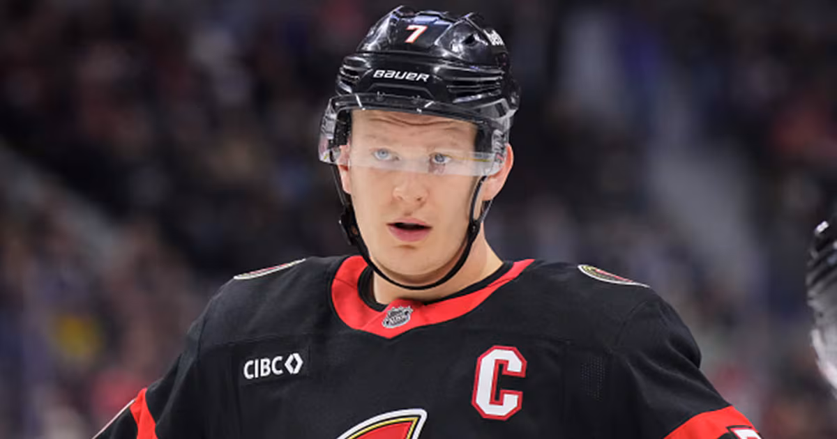 Captain Tkachuk ready to return for Senators in hometown of St. Louis