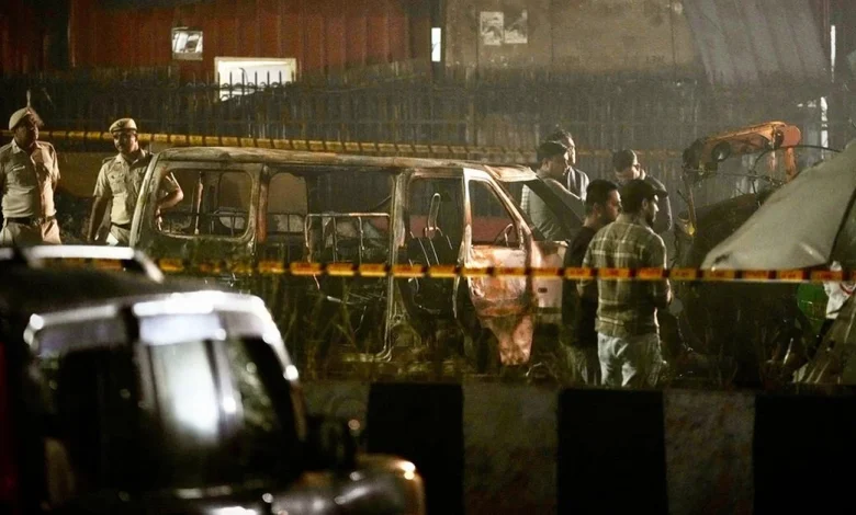 Car blast near New Delhi's historic Red Fort kills at least 8 people, India's police say