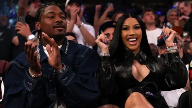 Cardi B, Stefon Diggs go public with birth of their child in Pats-themed Instagram post