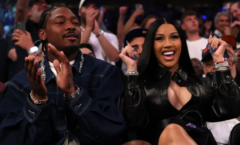 Cardi B, Stefon Diggs go public with birth of their child in Pats-themed Instagram post