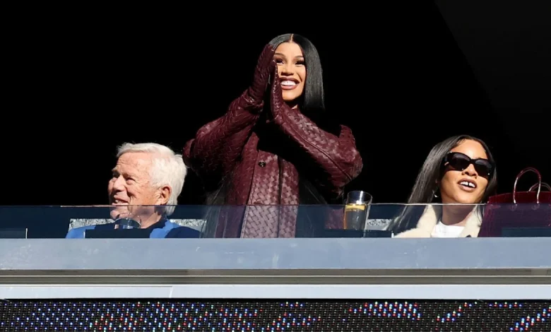 Cardi B in Foxborough: Kraft's suite, Diggs' touchdown, and a trademark celebration