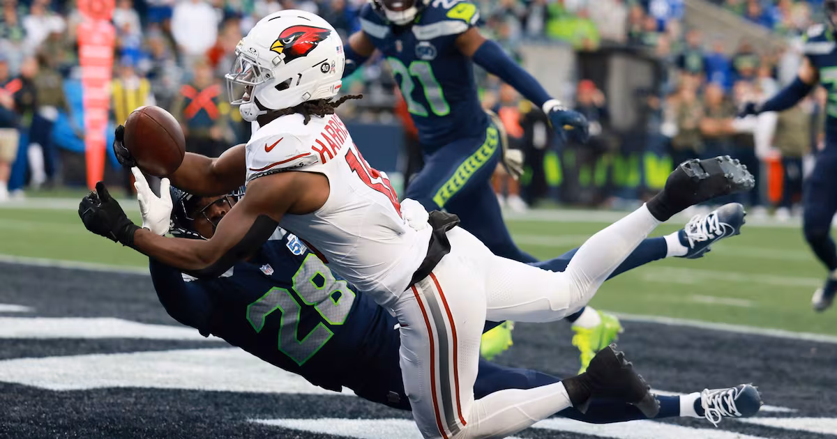 Cardinals wide receiver Harrison Jr. out versus 49ers after surgery for appendicitis