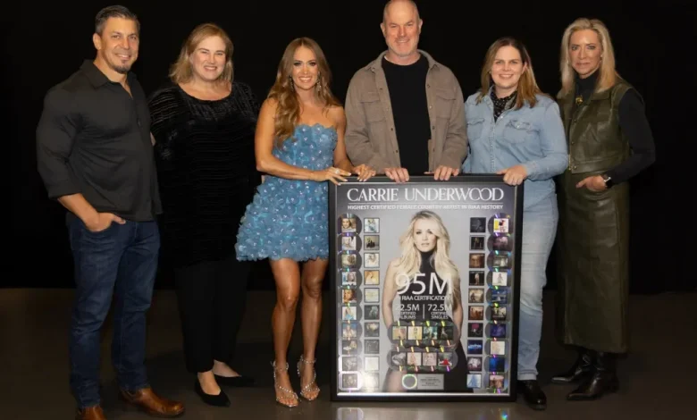 Carrie Underwood Is Highest RIAA-Certified Female Country Artist