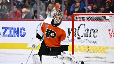 Carter Hart is taking his first step to an NHL return