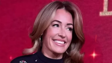 Cat Deeley’s embellished high street jumper is perfect for the cold weather