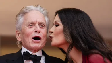 Catherine Zeta-Jones & Michael Douglas Get Cozy in Throwback Wedding Photos