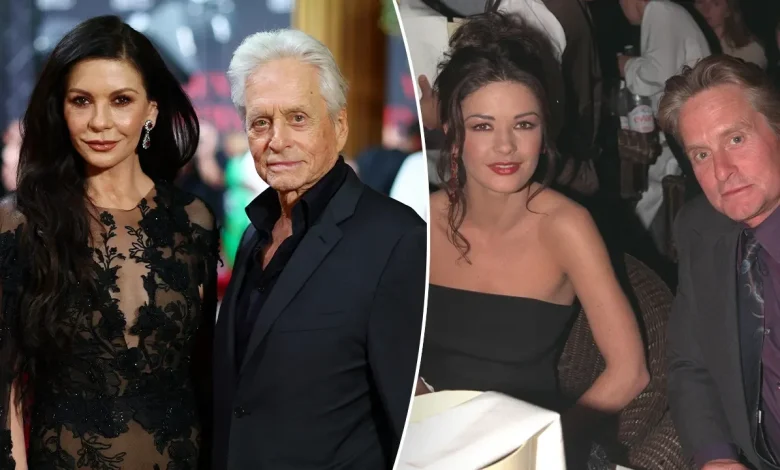 Catherine Zeta-Jones and Michael Douglas melt fans' hearts with photo of 'the first time we met'