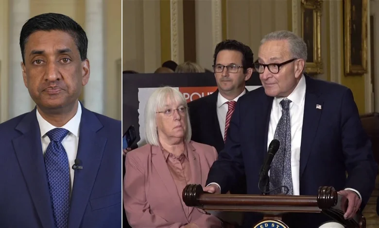 “Cedimos demasiado pronto”: Ro Khanna analiza el acuerdo en el Senado para poner fin al cierre administrativo del Gobierno, por qué Schumer debería renunciar y qué pasa con los archivos de Epstein