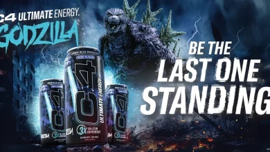 Celebrate Godzilla Day with C4 Ultimate Energy Sour Blue Razzilla