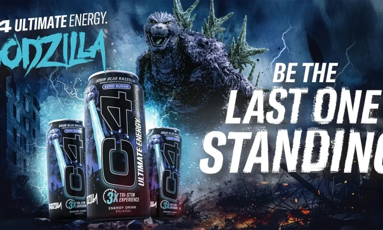 Celebrate Godzilla Day with C4 Ultimate Energy Sour Blue Razzilla
