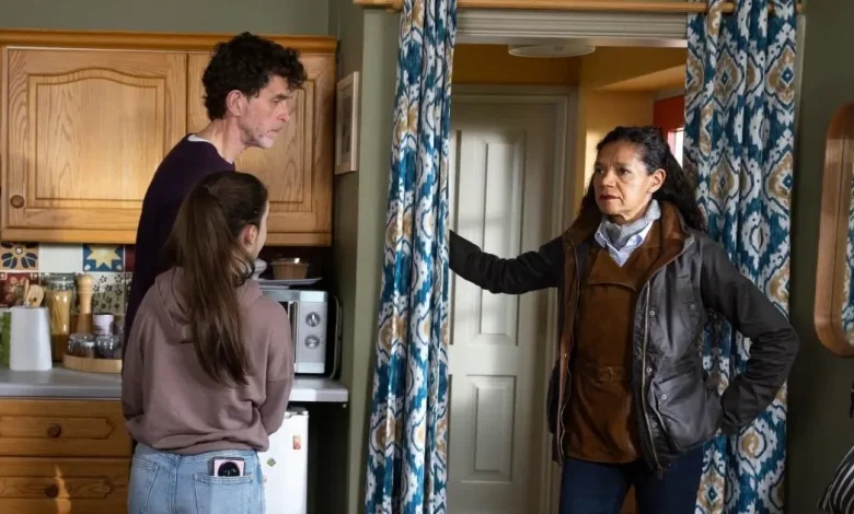 Celia moves in for the kill in Emmerdale as April reveals all to Marlon