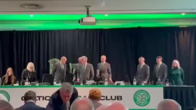 Celtic AGM abandoned amid fan protest chaos as stinging Dermot Desmond statement sparks shutdown
