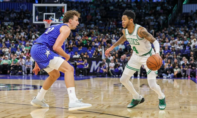 Celtics execute down the stretch , defeat Magic 111-107