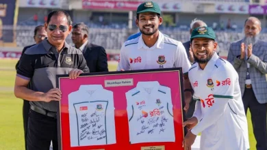 Ceremonies, speeches, felicitation - Mushfiqur soaks the attention in landmark 100th Test
