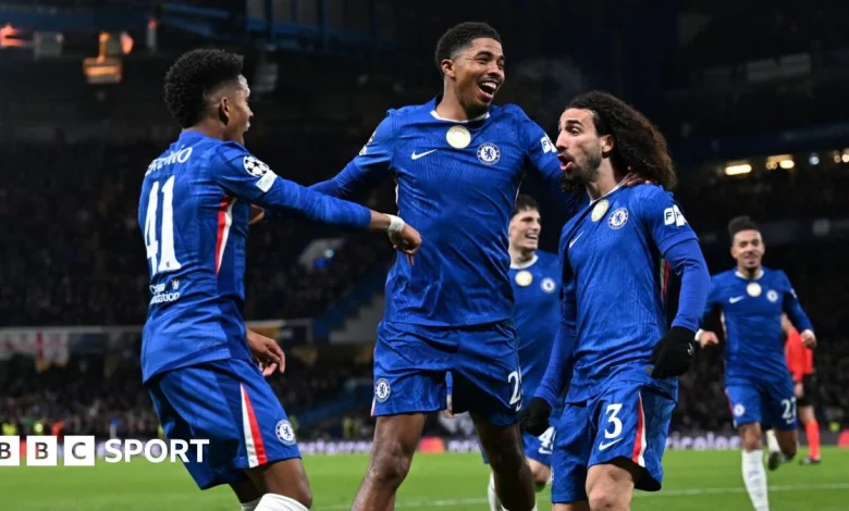 Champions League: Chelsea lead 10-man Barca, Man City losing, Newcastle 1-0 up