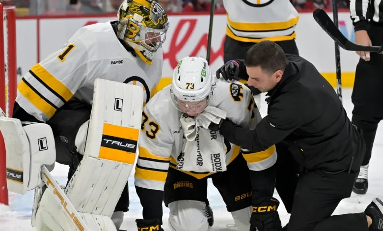 Charlie McAvoy injury update: Latest on Bruins' US Olympian hit in face by puck