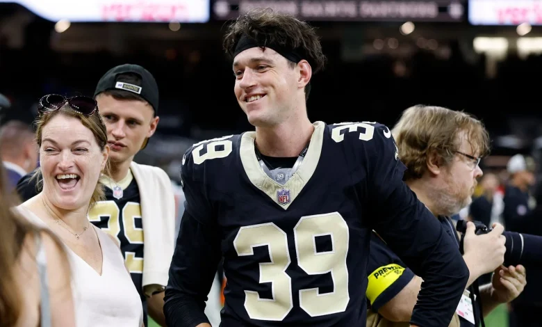 Charlie Smyth poised for NFL debut after elevation to New Orleans Saints' active roster