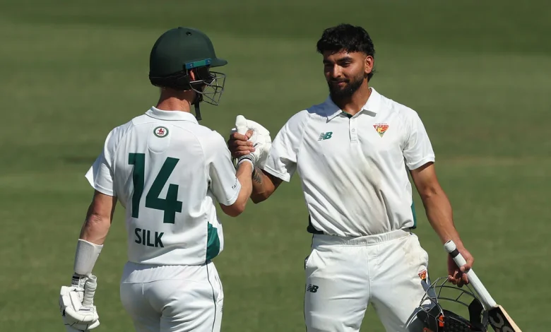 Chaudhary makes history with century for Tasmania
