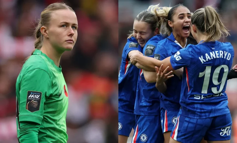 Chelsea women's player ratings vs Arsenal: Hannah Hampton makes a mess of it! Lionesses goalkeeper's error costs Blues after USWNT sharpshooter Alyssa Thompson's moment of magic