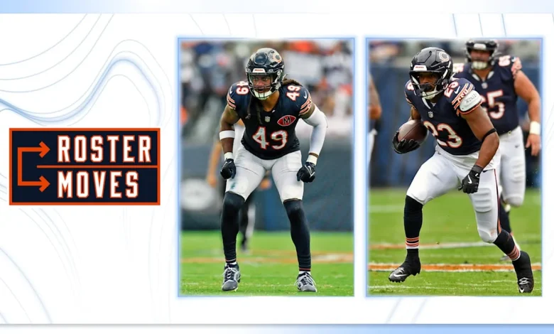 Chicago Bears announce series of roster moves