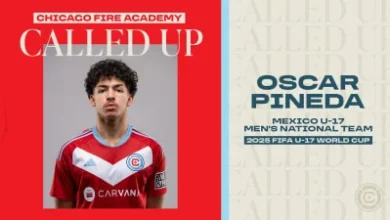 Chicago Fire Academy Midfielder Oscar Pineda Named to Mexico U-17 Men’s National Team for 2025 FIFA U-17 World Cup