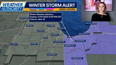 Chicago weather: Winter weather advisory continues in NW Indiana as lake effect snow lingers