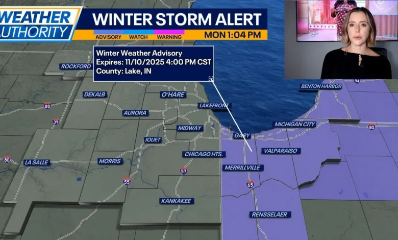 Chicago weather: Winter weather advisory continues in NW Indiana as lake effect snow lingers