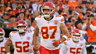 Chiefs' Travis Kelce has words with Broncos defender during pivotal divisional matchup