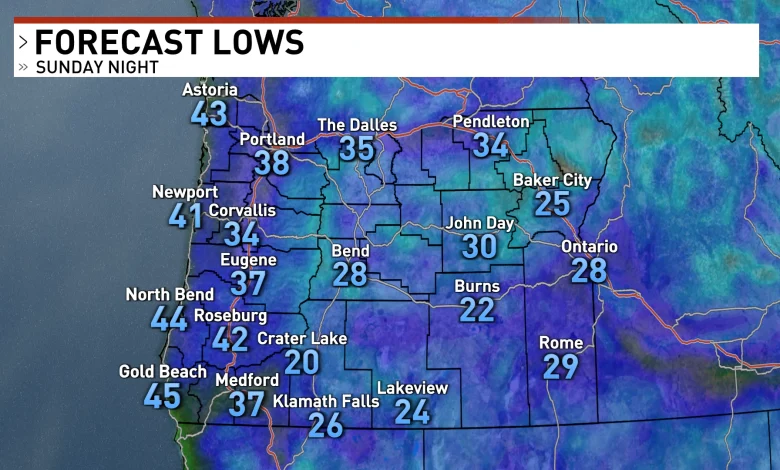 Chilly & Soggy Start to the Thanksgiving Week