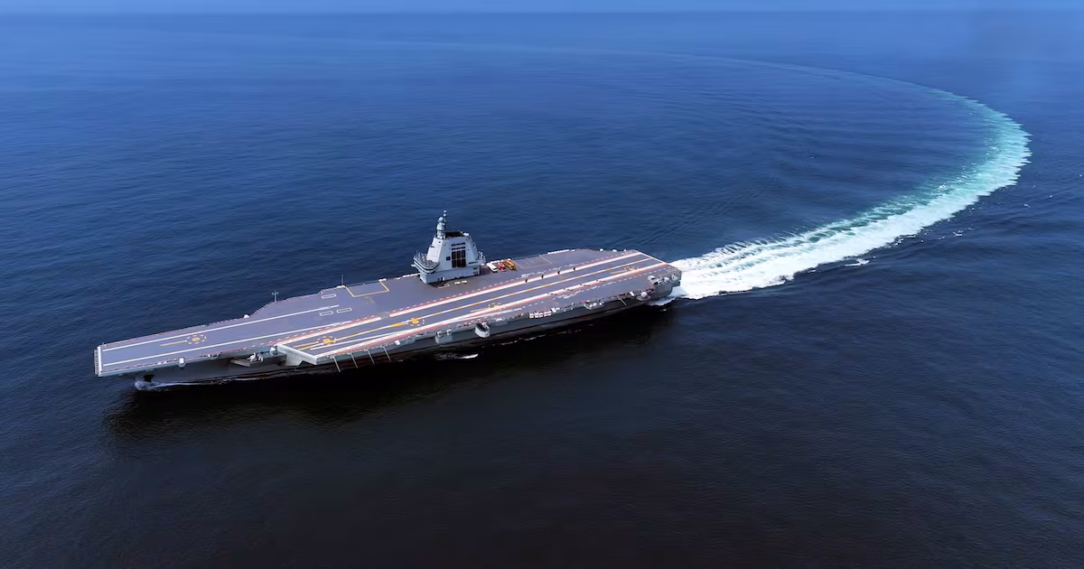 China seeks to project power far beyond its coast with the new Fujian aircraft carrier