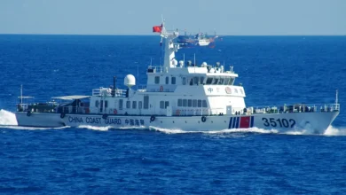 Chinese Coast Guard vessels sail through Japan-administered Senkaku Islands