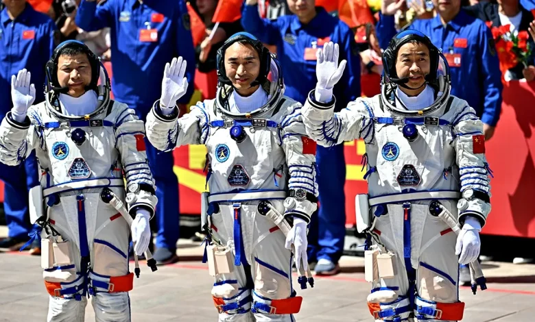 Chinese astronauts stranded in space after debris strikes return capsule during mission