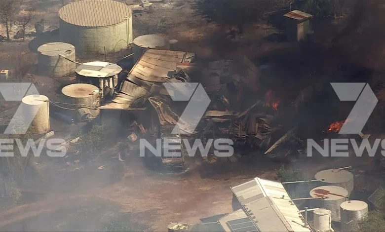 Chittering: Locals urged to evacuate as out-of-control bush fire engulfs part of property and threatens lives