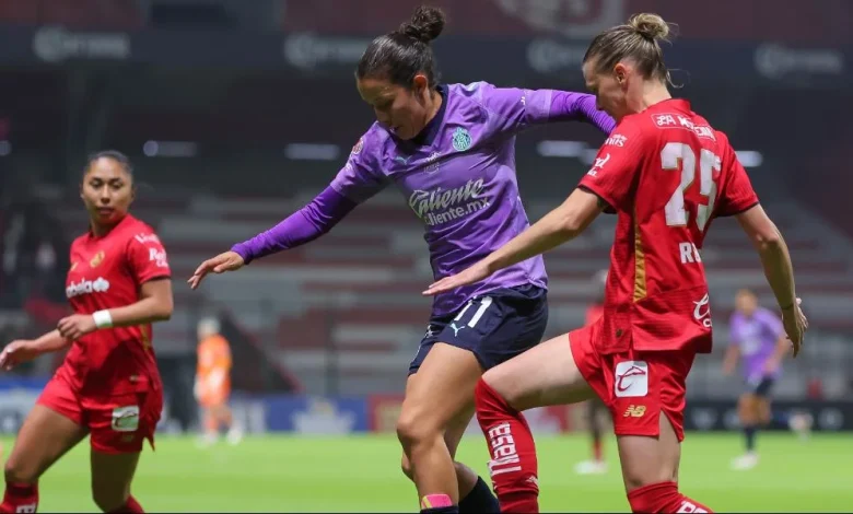 Chivas Femenil y Toluca se enfrentarán en Cuartos de Final del AP25