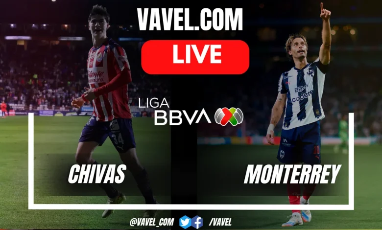 Chivas vs Monterrey LIVE Score Updates in Liga MX Match