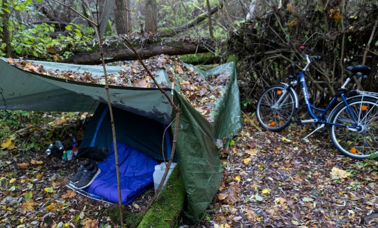 Christian Brueckner's new woodland lair discovered as two female 'helpers' with pitbull guard Maddie suspect's lair