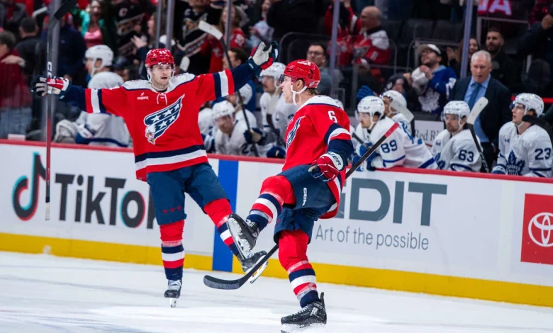 Chychrun scores in 5th straight, lifts Capitals past Maple Leafs