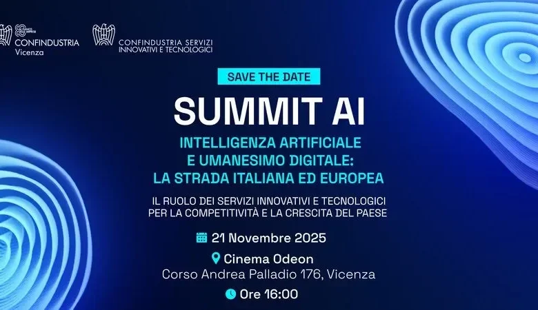 Cinema Odeon Vicenza: 21 novembre, l’evento “AI e umanesimo digitale”