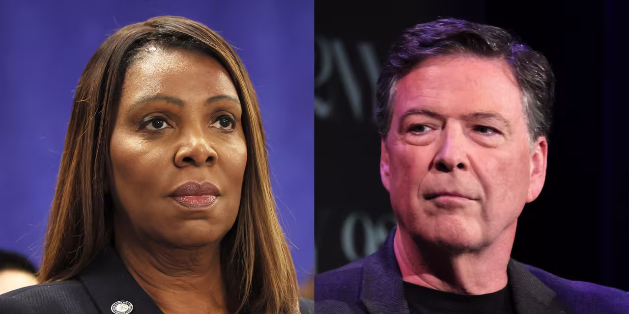 Citing ‘No Lawful Authority,' Judge Dismisses Cases Against Comey, James