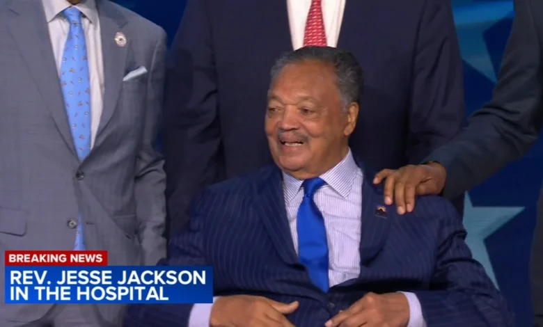 Civil rights activist Rev. Jesse Jackson hospitalized in Chicago, Rainbow PUSH Coalition says