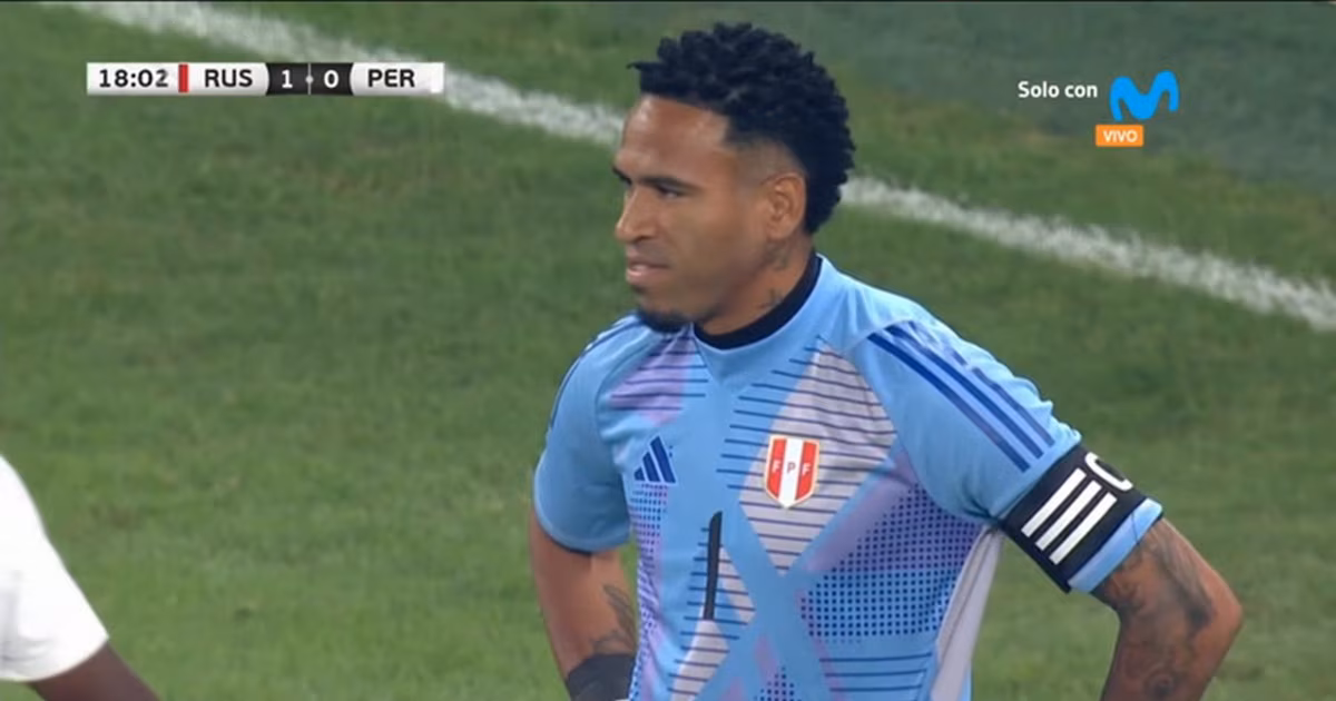 Clamoroso blooper de Pedro Gallese provocó gol de Rusia ante Perú en amistoso FIFA 2025