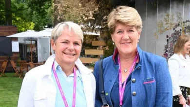 Clare Balding's one-word warning to co-star over 'attractive' comments to wife Alice